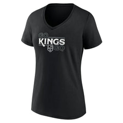 Los Angeles Kings Women's Active Edge V-Neck T-Shirt - Black | NHL discount
