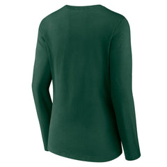 Minnesota Wild Women's Forge Long Sleeve V-Neck T-Shirt - Green | NHL on sale