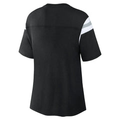 Las Vegas Raiders Women's Earned Stripes T-Shirt - Black - Fanatics