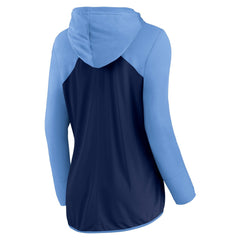 Tennessee Titans Women's Forever Fan Full-Zip Hoodie - Navy/Light Blue - Fanatics