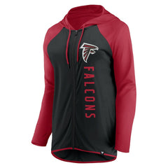 Atlanta Falcons Women's Forever Fan Full-Zip Hoodie - Black/Red - Fanatics