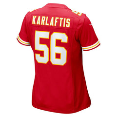George Karlaftis Kansas City Chiefs Women's Game Player Jersey - Red - Nike