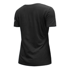 Atlanta Falcons New Era Women's Dirty Birds Kickoff V-Neck T-Shirt - Black - NFL