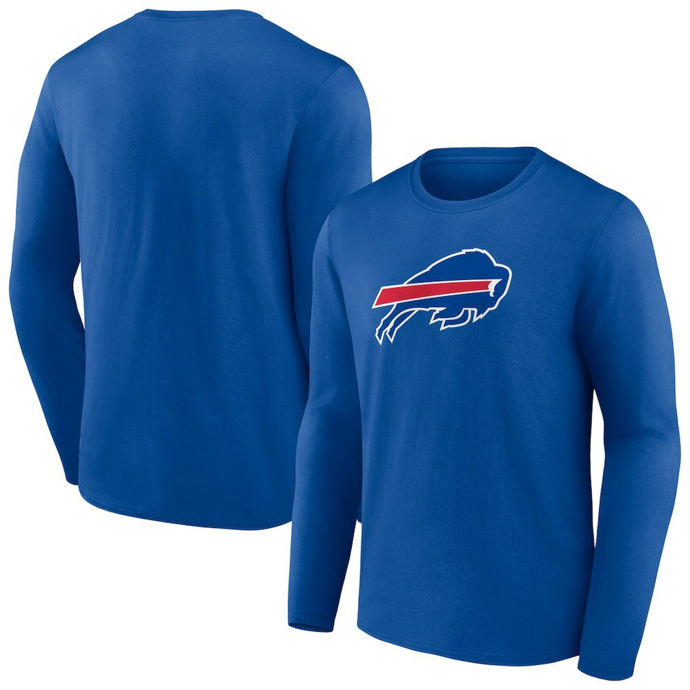 Buffalo Bills Primary Team Logo Long Sleeve T-Shirt - Royal - NFL