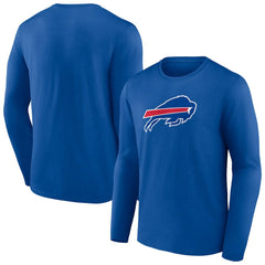 Buffalo Bills Primary Team Logo Long Sleeve T-Shirt - Royal - NFL