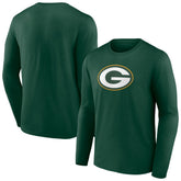 Green Bay Packers Primary Team Logo Long Sleeve T-Shirt - Green - NFL