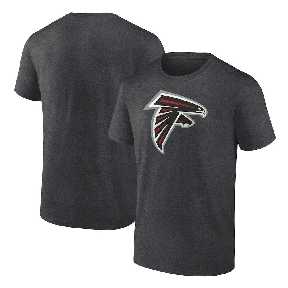 Atlanta Falcons Primary Logo T-Shirt - Heather Charcoal - Fanatics