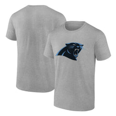 Carolina Panthers Primary Logo T-Shirt - Heather Gray - Fanatics