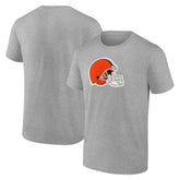 Cleveland Browns Primary Logo T-Shirt - Heather Gray - Fanatics