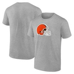 Cleveland Browns Primary Logo T-Shirt - Heather Gray - Fanatics