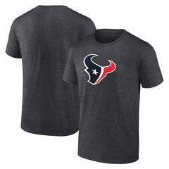 Houston Texans Primary Logo T-Shirt - Heather Charcoal - Fanatics