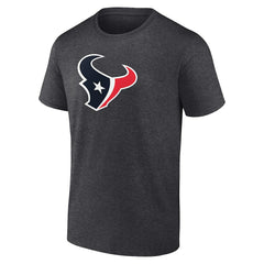 Houston Texans Primary Logo T-Shirt - Heather Charcoal - Fanatics