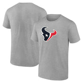 Houston Texans Primary Logo T-Shirt - Heather Gray - Fanatics
