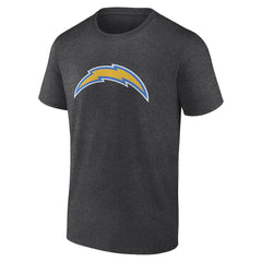 Los Angeles Chargers Primary Logo T-Shirt - Heather Charcoal - Fanatics