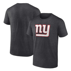 New York Giants Primary Logo T-Shirt - Heather Charcoal - Fanatics