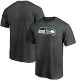 Seattle Seahawks Primary Logo T-Shirt - Heather Charcoal - Fanatics