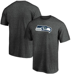 Seattle Seahawks Primary Logo T-Shirt - Heather Charcoal - Fanatics