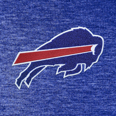 Buffalo Bills Antigua Action Chenille Pullover Hoodie - Heathered Royal - NFL