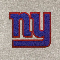 New York Giants Antigua Reward Chenille Pullover Crewneck Sweatshirt - Oatmeal - NFL
