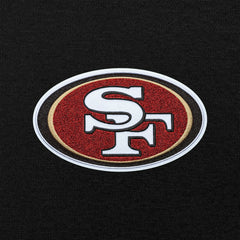 San Francisco 49ers Antigua Victory Chenille Pullover Hoodie - Black - NFL