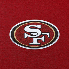 San Francisco 49ers Antigua Victory Chenille Pullover Hoodie - Scarlet - NFL