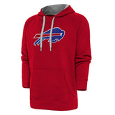 Buffalo Bills Antigua Victory Chenille Pullover Hoodie - Red - NFL