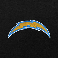 Los Angeles Chargers Antigua Victory Chenille Pullover Hoodie - Black - NFL