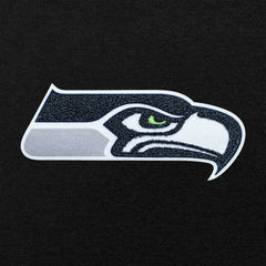 Seattle Seahawks Antigua Victory Chenille Pullover Hoodie - Black - NFL
