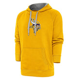 Minnesota Vikings Antigua Victory Chenille Pullover Hoodie - Gold - NFL