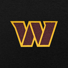 Washington Commanders Antigua Victory Chenille Pullover Hoodie - Black - NFL