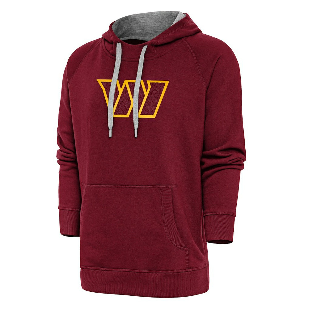 Washington Commanders Antigua Victory Chenille Pullover Hoodie - Burgundy - NFL