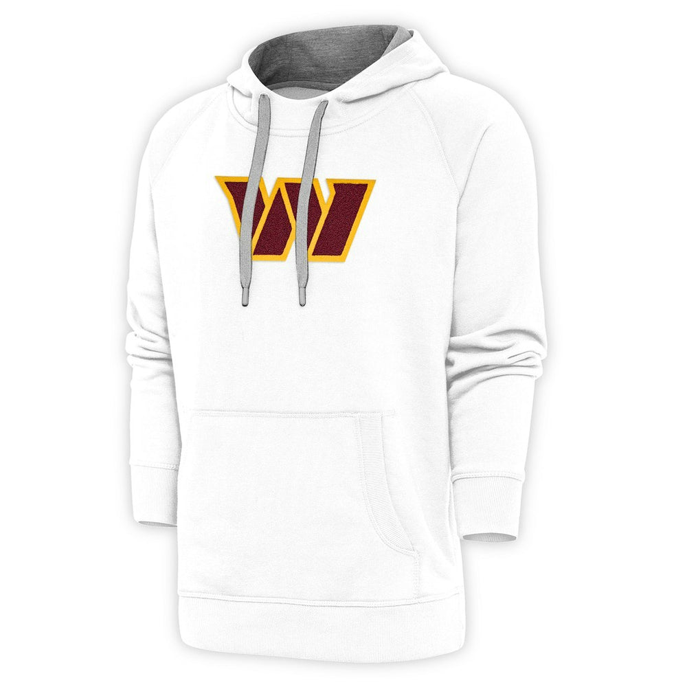 Washington Commanders Antigua Victory Chenille Pullover Hoodie - White - NFL