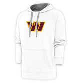 Washington Commanders Antigua Victory Chenille Pullover Hoodie - White - NFL