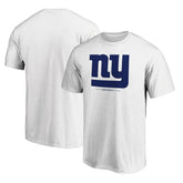 New York Giants Logo Team Lockup T-Shirt - White - NFL