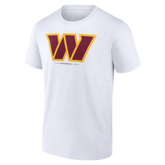 Washington Commanders Logo Team Lockup T-Shirt - White - NFL