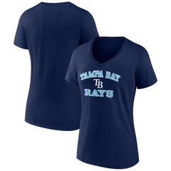 Tampa Bay Rays Women's Heart and Soul V-Neck T-Shirt Online