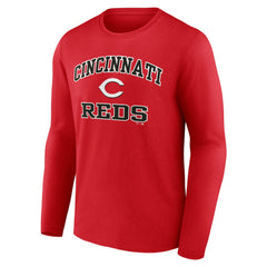 Cincinnati Reds Heart and Soul Long Sleeve T-Shirt Outlet