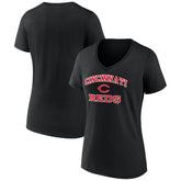 Cincinnati Reds Women's Heart and Soul V-Neck T-Shirt Near Me