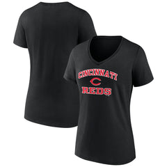 Cincinnati Reds Women's Heart and Soul V-Neck T-Shirt Near Me