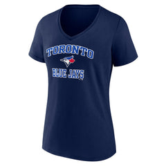 Toronto Blue Jays Women's Heart and Soul V-Neck T-Shirt Sale
