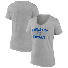 Kansas City Royals Women's Heart and Soul V-Neck T-Shirt for sale