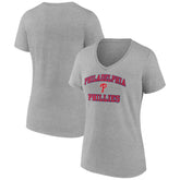 Philadelphia Phillies Women's Heart and Soul V-Neck T-Shirt Online