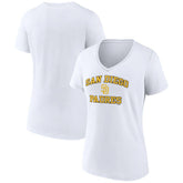 San Diego Padres Women's Heart and Soul V-Neck T-Shirt Discount