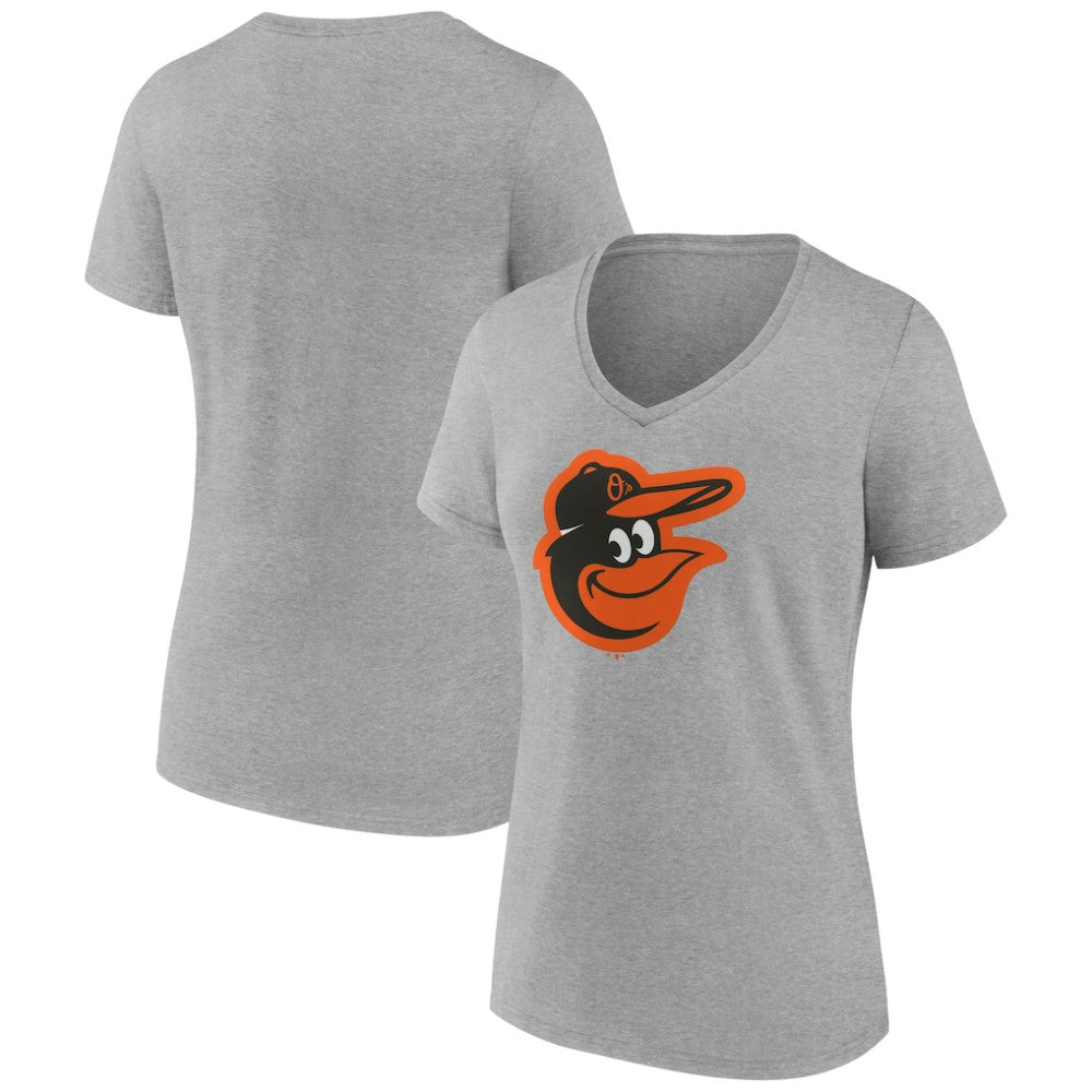 Baltimore Orioles Women's Official Logo V-Neck T-Shirt Discount