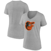 Baltimore Orioles Women's Official Logo V-Neck T-Shirt Discount