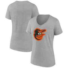 Baltimore Orioles Women's Official Logo V-Neck T-Shirt Discount
