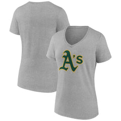 Athletics Women's Official Logo V-Neck T-Shirt Near Me