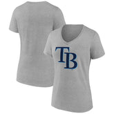 Tampa Bay Rays Women's Official Logo V-Neck T-Shirt Outlet