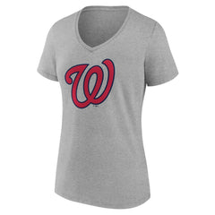 Washington Nationals Women's Official Logo V-Neck T-Shirt Near Me