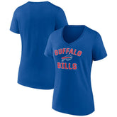 Buffalo Bills Women's Victory Arch Team V-Neck T-Shirt - Royal - NFL